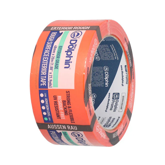 Blue Dolphin Rough Surface Exterior Tape, Orange 48mm x 50m