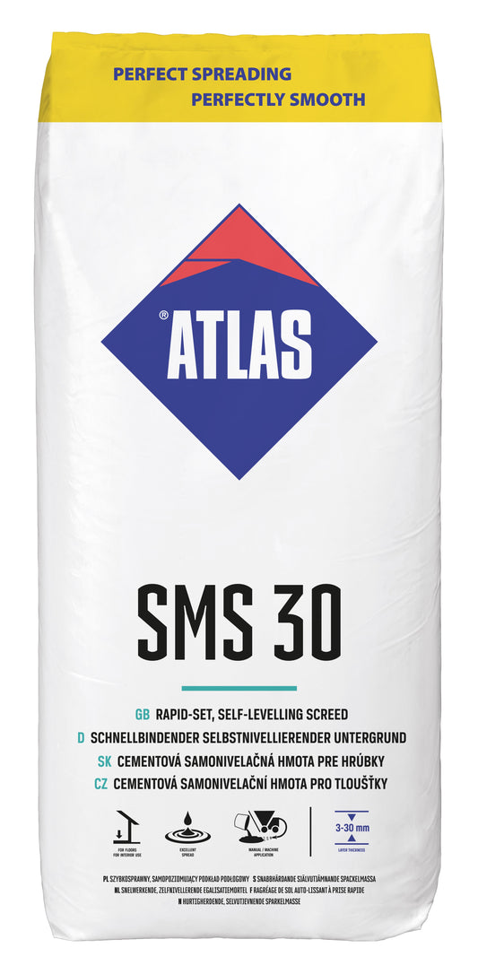 ATLAS SMS 30 Self-Levelling Screed 25kg